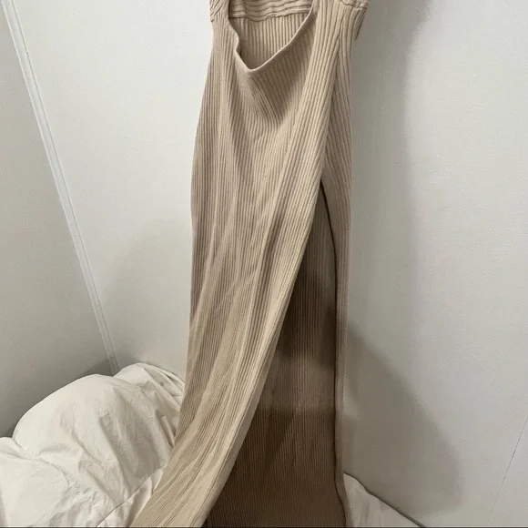 ShopLunaB Paradiso Dress Nude - Medium - Hera Cutout maxi - Picture 3 of 6